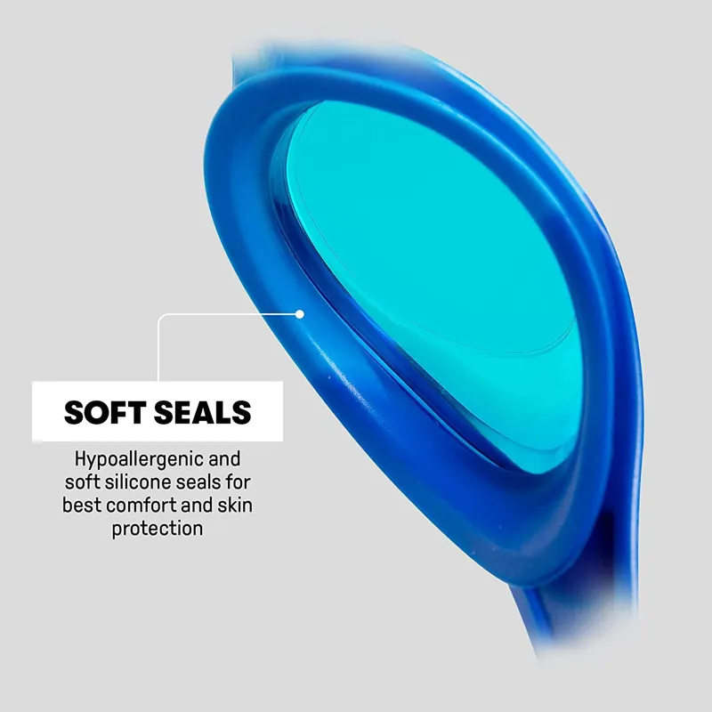 Arena Spider Junior Mirror Goggle - Blue/Yellow-2